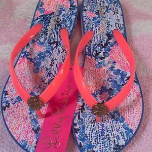 🌸 NWT Lilly Pulitzer Pool Flip Flop | Size 7/8